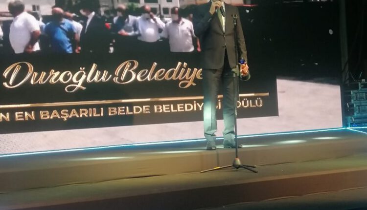En Başarılı Belediye Başkanı Ödülünü Duroğlu’na… (1)