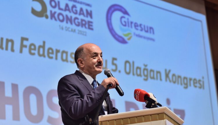 Giresun Federasyonu Genel Başkanı Muhterem Memiş