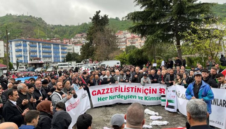 Tirebolu Gazze İçin Yürüdü (1)